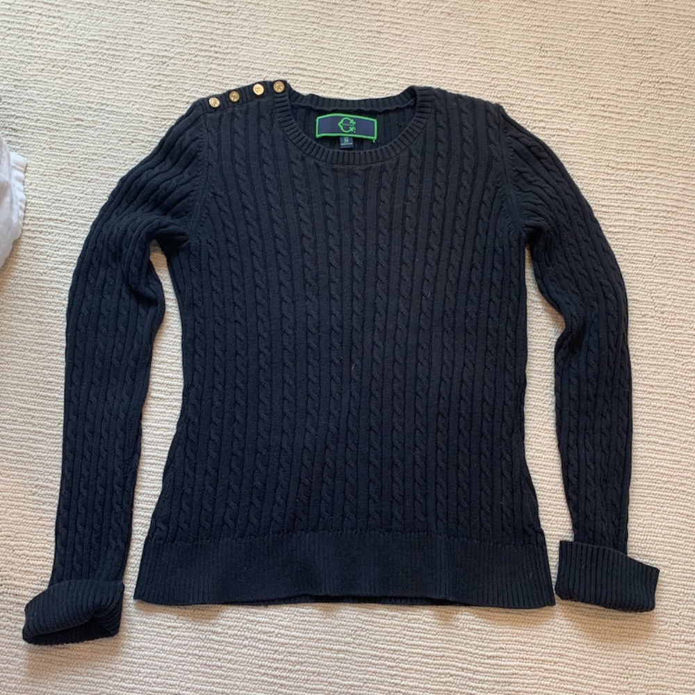 Navy C Wonder Sweater